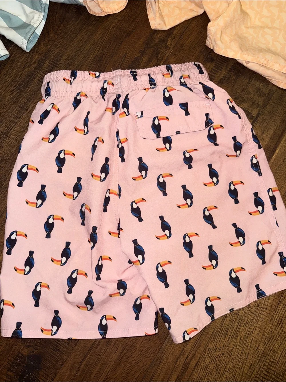 Class Club 5-Pack Boys' Swim Trunks. Size 6/7.